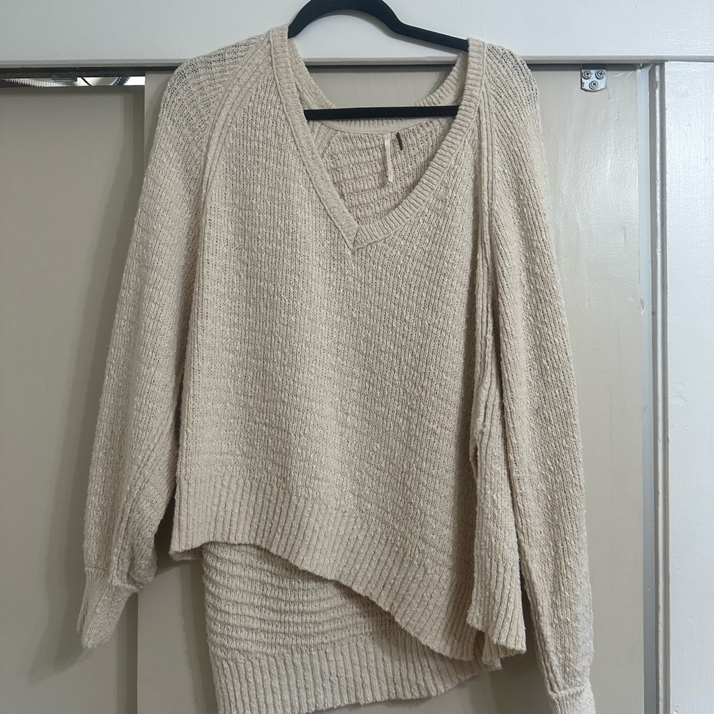 Free People West Coast Sweater in Cream